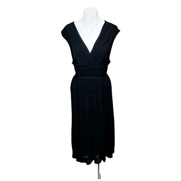 Marc Bouwer black sleeveless dress size L - Picture 1 of 13